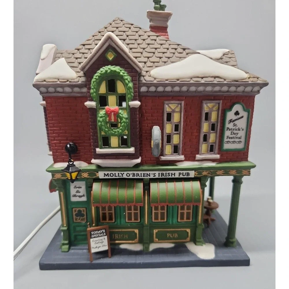 Dept. 56 Christmas in the City 1999 MOLLY O'BRIEN'S IRISH PUB w/ Box